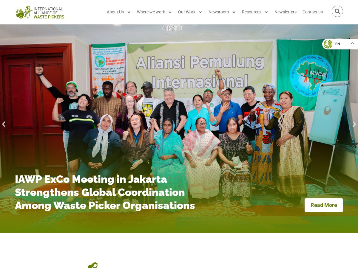 Landing-page snapshot of globalrec.org
