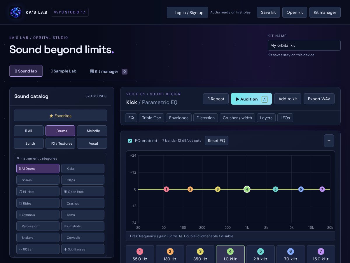 Landing-page snapshot of kaslab.top