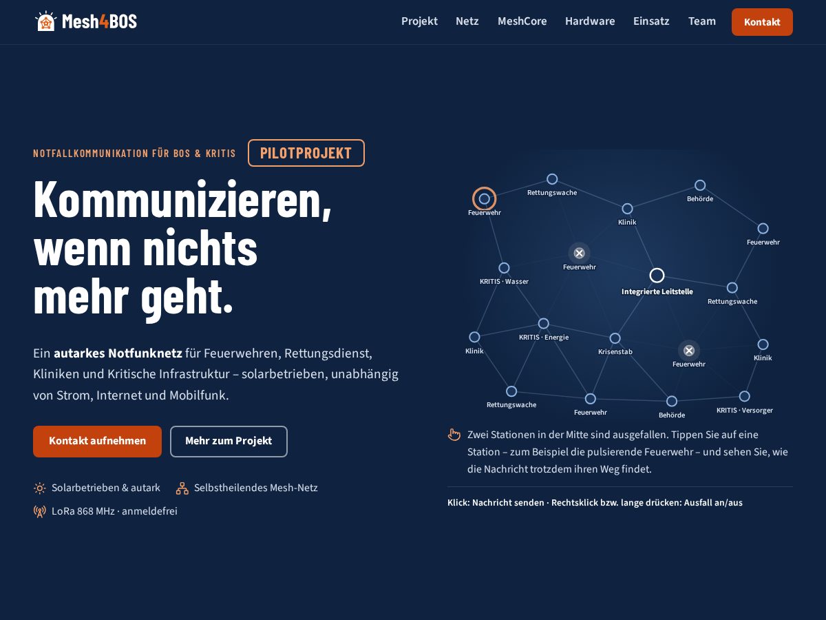 Landing-page snapshot of mesh4bos.org