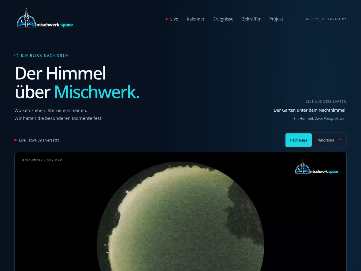 Landing-page snapshot of mischwerk.space