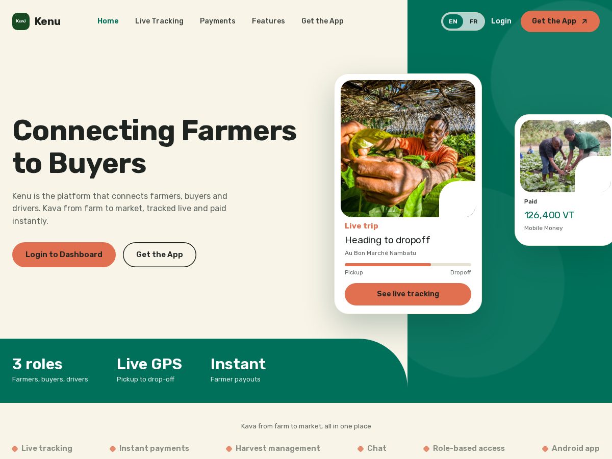Landing-page snapshot of mykenu.com