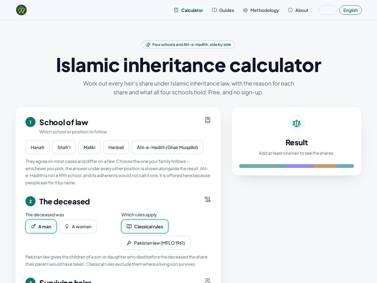 Landing-page snapshot of mywirasat.online