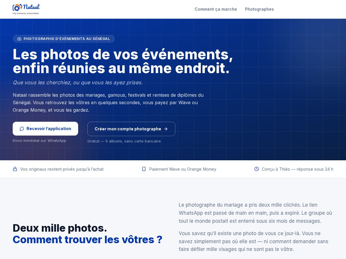 Landing-page snapshot of nataal.app
