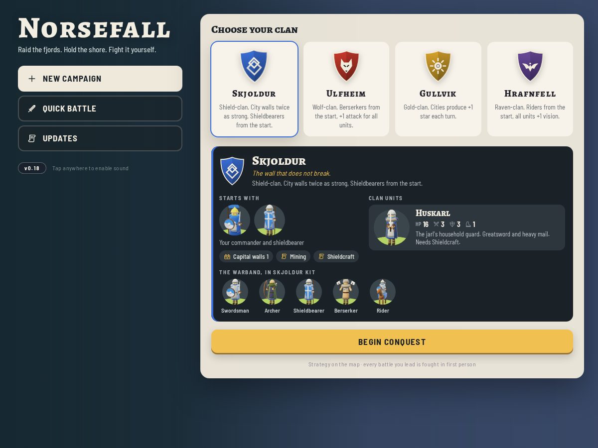 Landing-page snapshot of norsefall.online