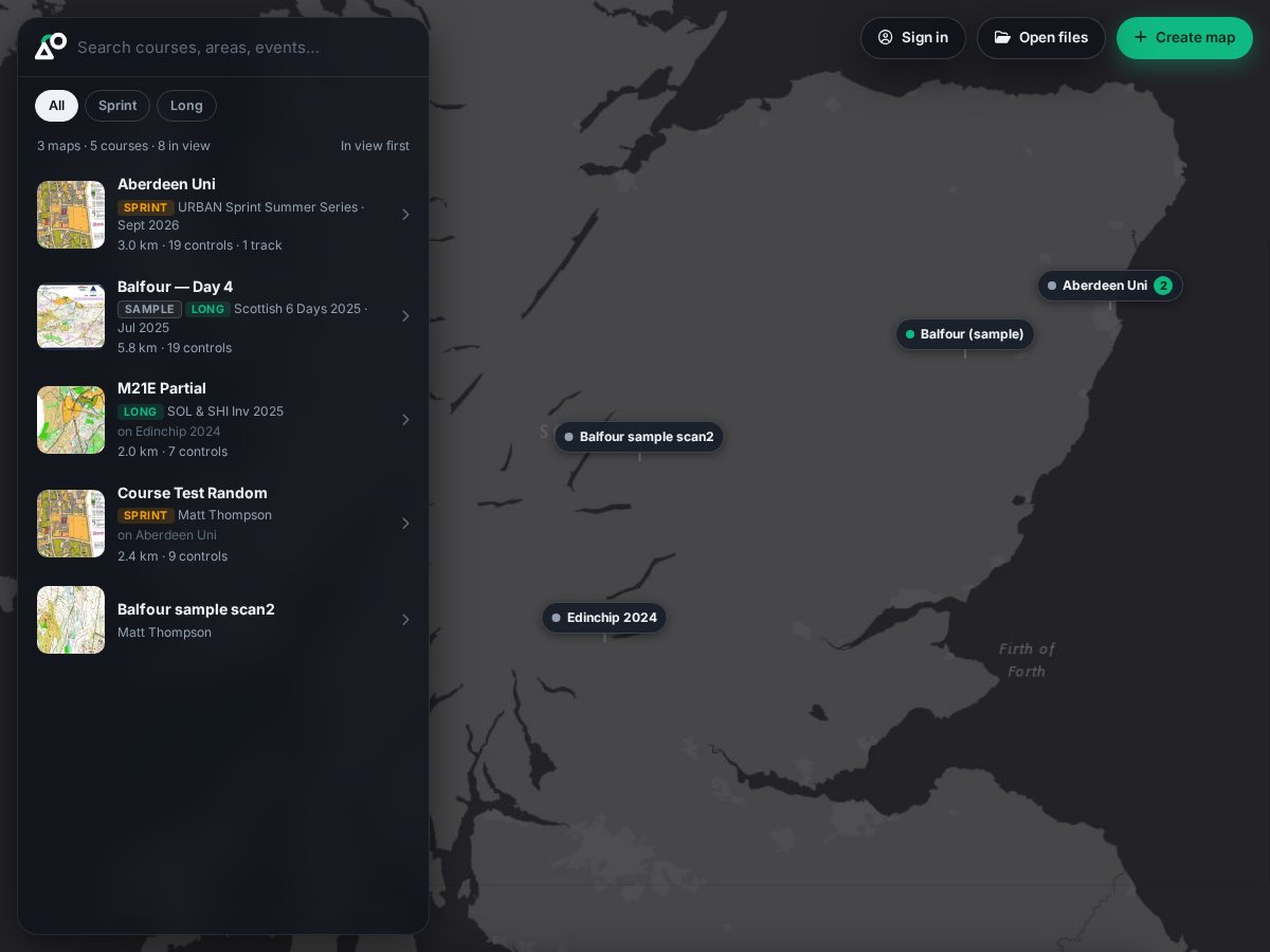 Landing-page snapshot of osplit.app