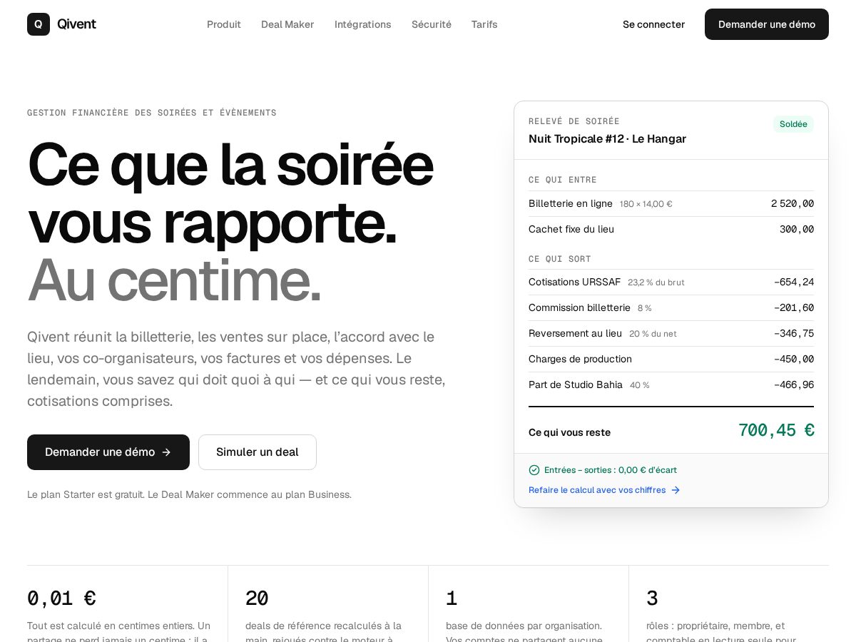Landing-page snapshot of qivent.com