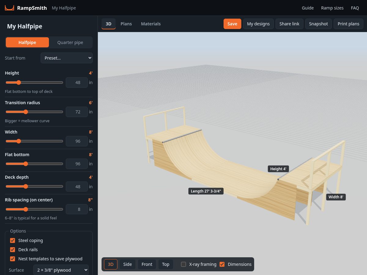 Landing-page snapshot of rampsmith.com