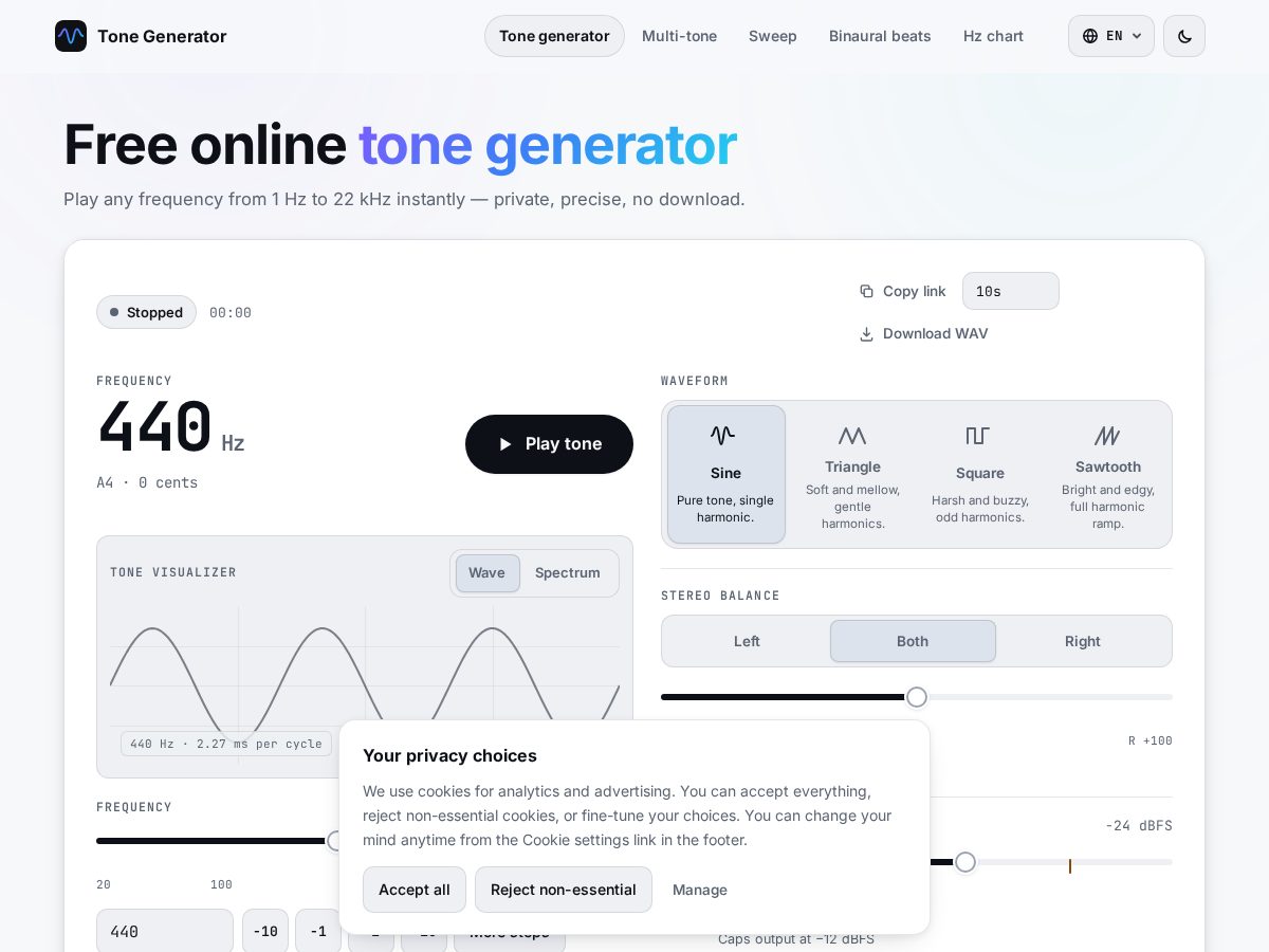 Landing-page snapshot of realtonegenerator.com