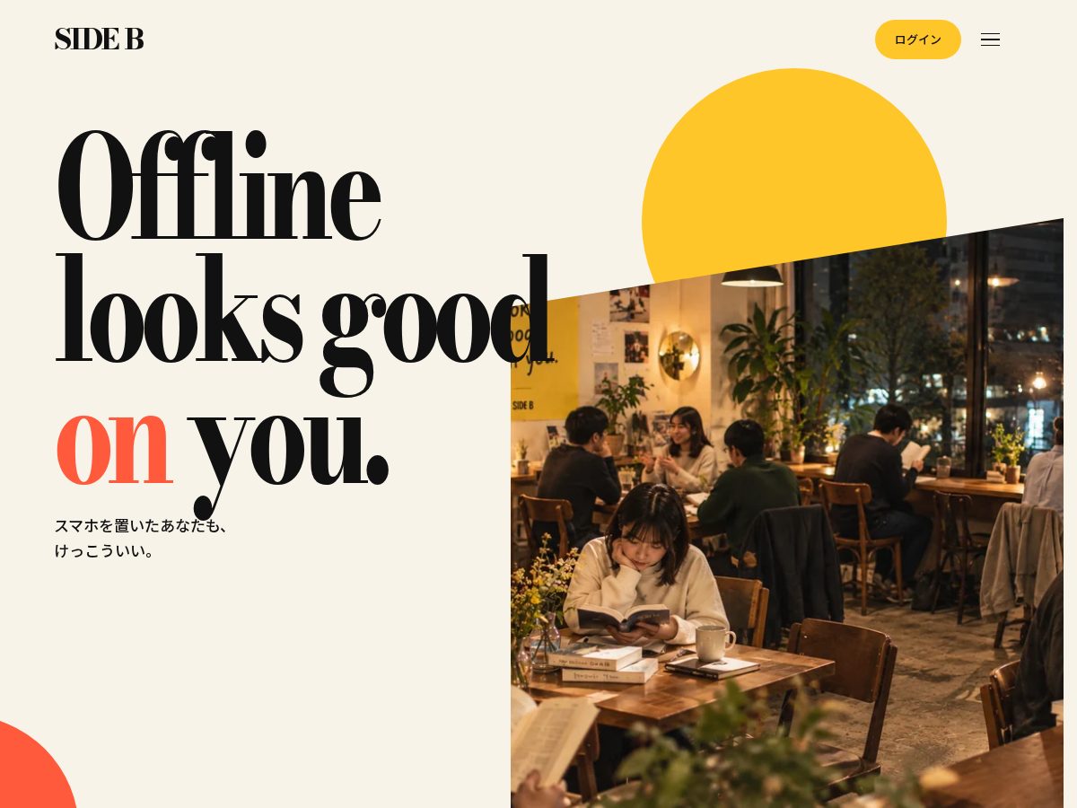 Landing-page snapshot of sideb-offline.com