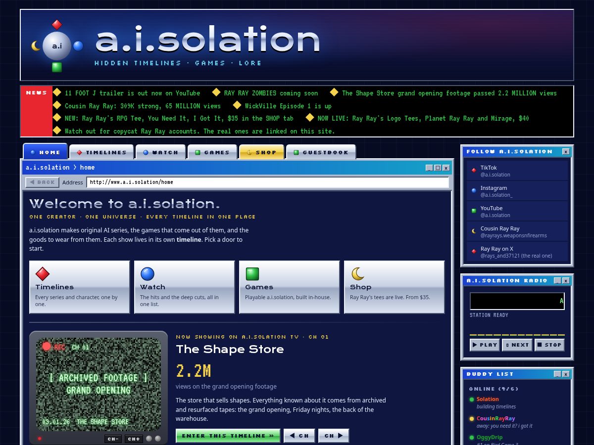 Landing-page snapshot of solation.org