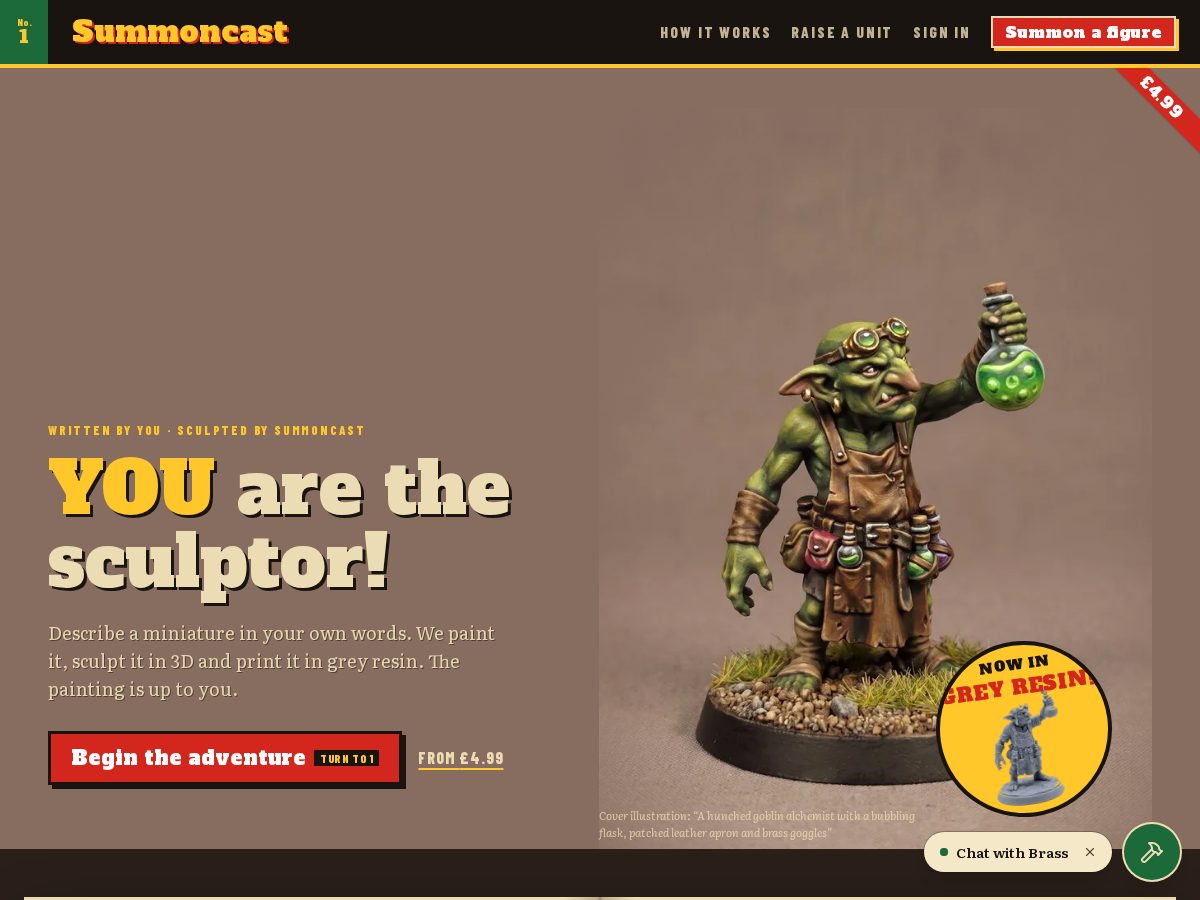Landing-page snapshot of summoncast.com