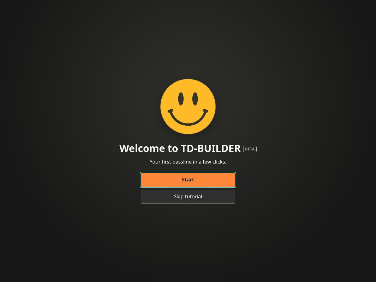 Landing-page snapshot of td-builder.com