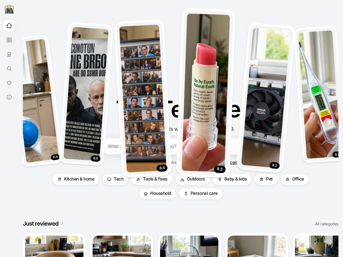 Landing-page snapshot of thetestpile.com