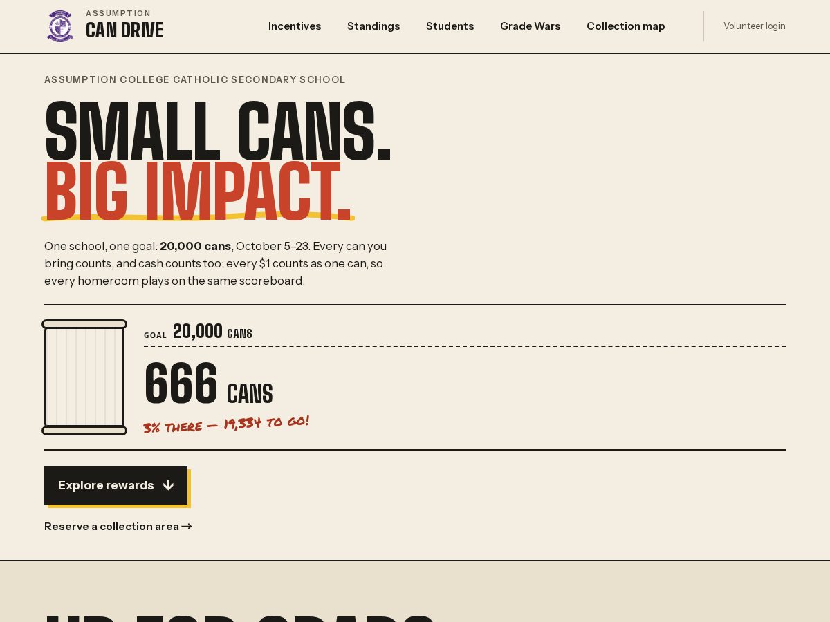 Landing-page snapshot of acscandrive.com