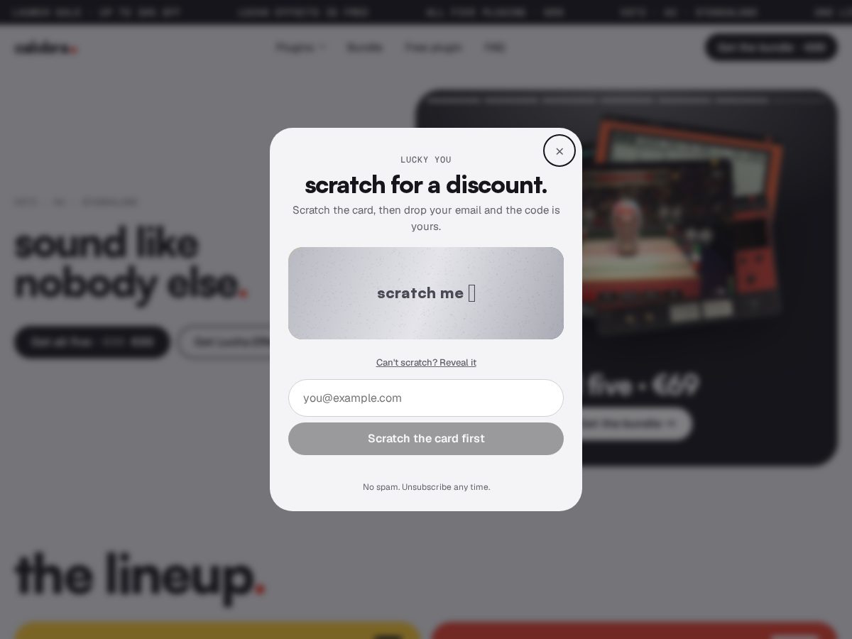 Landing-page snapshot of calobrainstruments.com