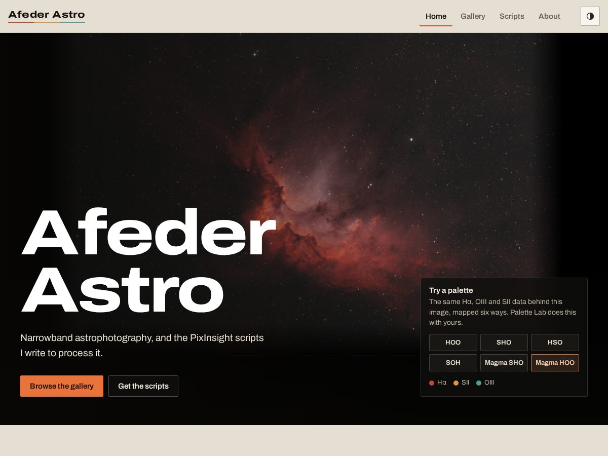 Landing-page snapshot of federastro.com