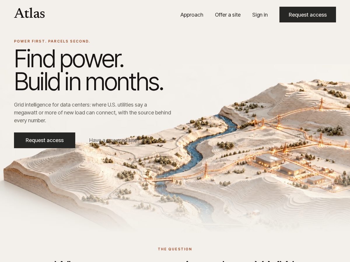 Landing-page snapshot of findatlas.org