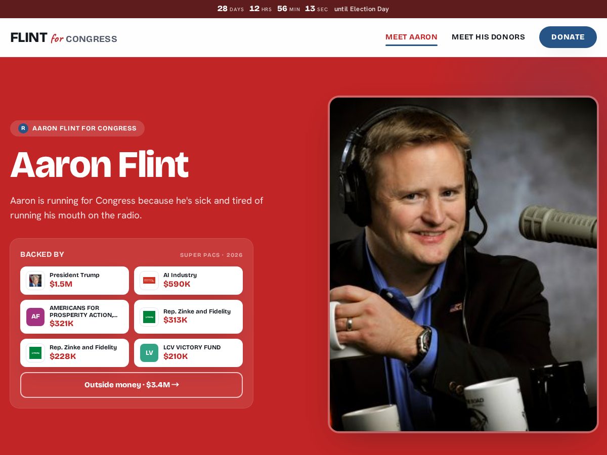 Landing-page snapshot of forsaleflint.com