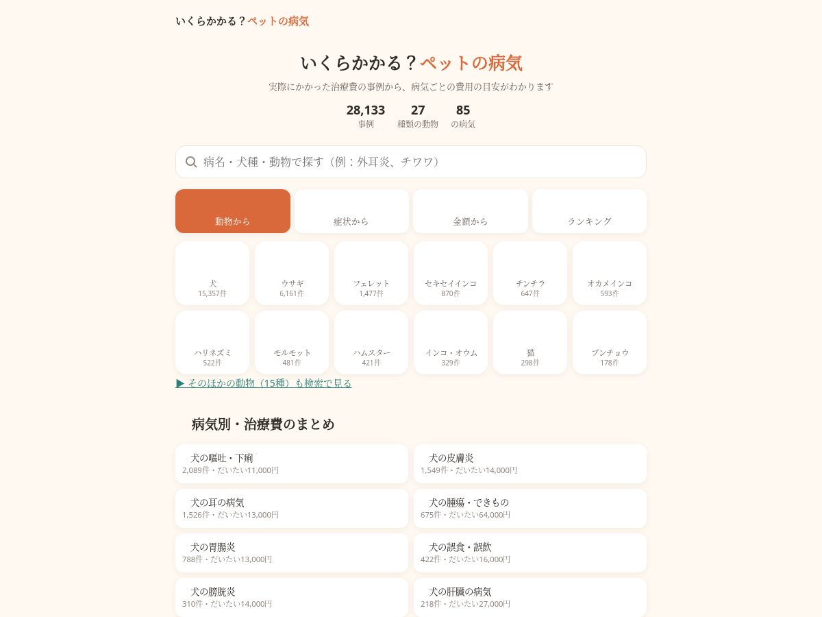 Landing-page snapshot of ikura-pet.com