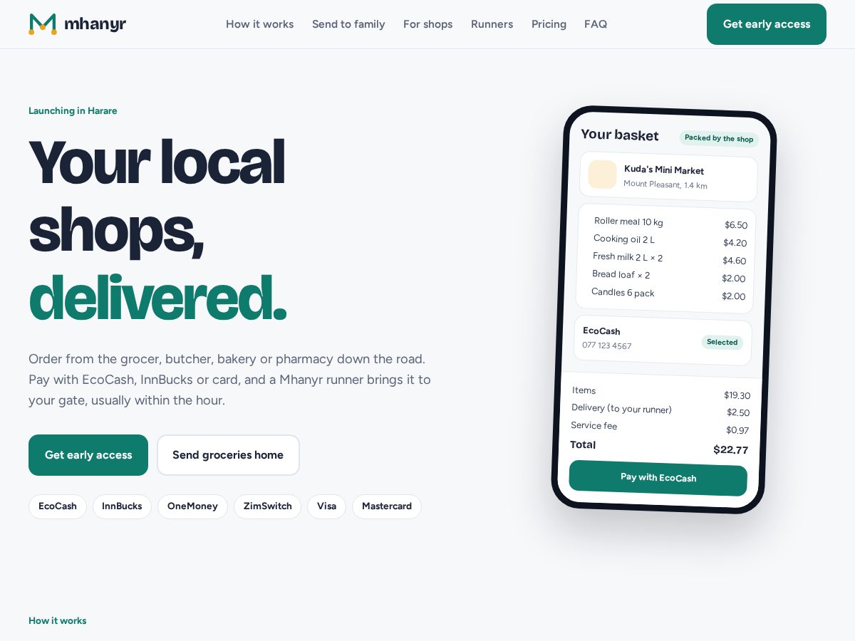 Landing-page snapshot of mhanyr.com