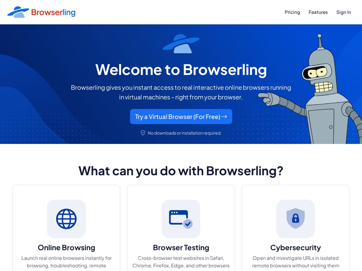 Landing-page snapshot of other-url.com