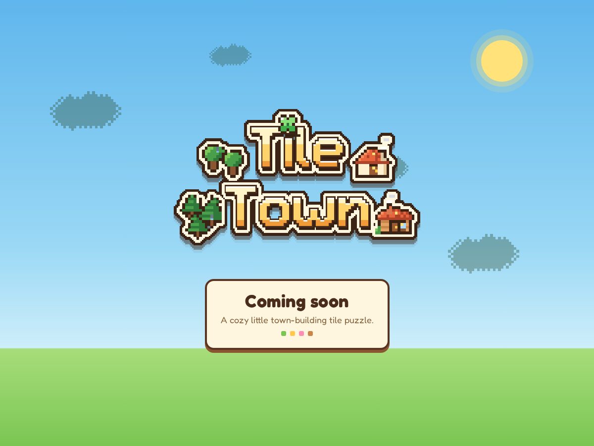 Landing-page snapshot of tiletown.online
