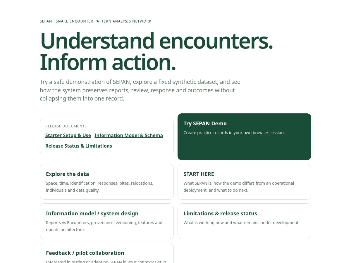Landing-page snapshot of trysepan.org