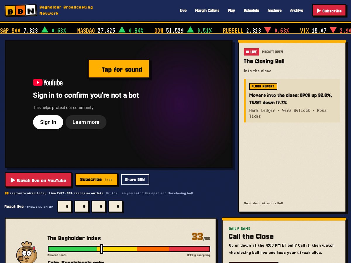 Landing-page snapshot of bbn.live