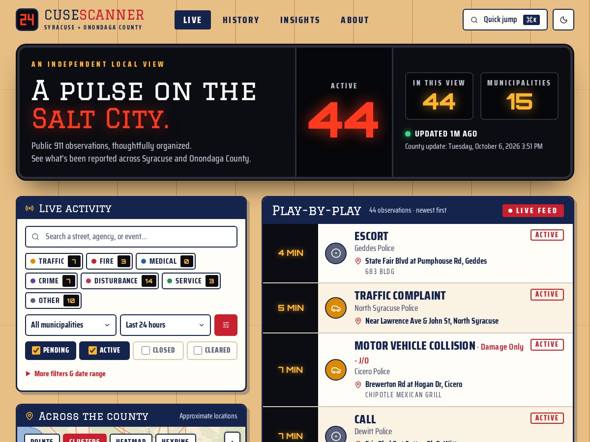 Landing-page snapshot of cusescanner.com