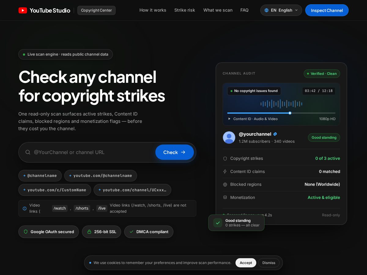 Landing-page snapshot of dmca-abuse.sbs