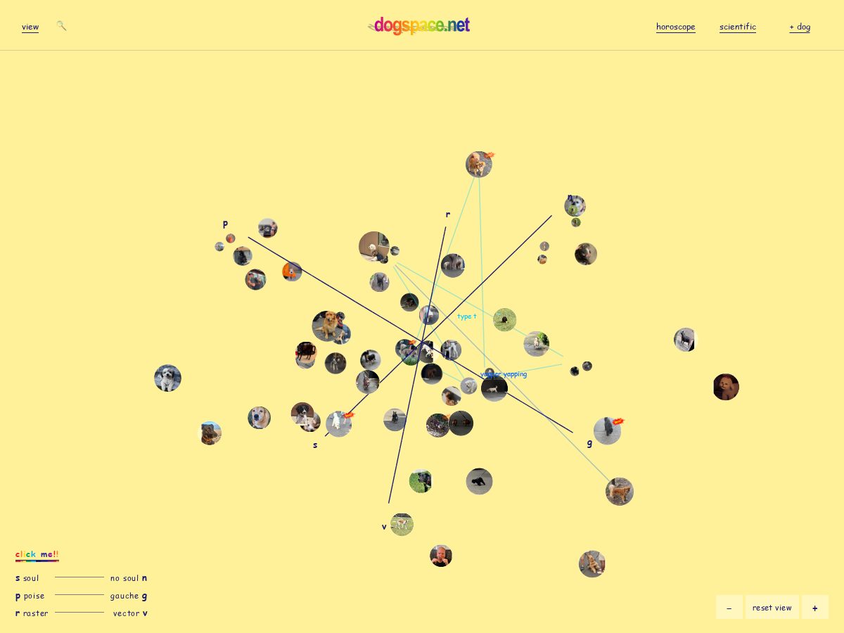 Landing-page snapshot of dogspace.net