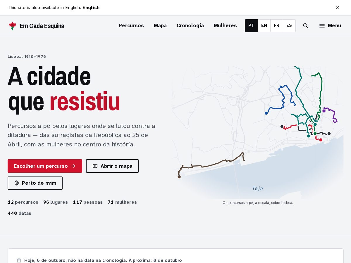 Landing-page snapshot of emcadaesquina.app