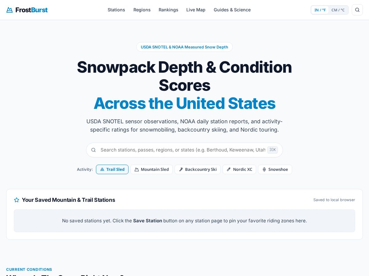 Landing-page snapshot of frost-burst.info