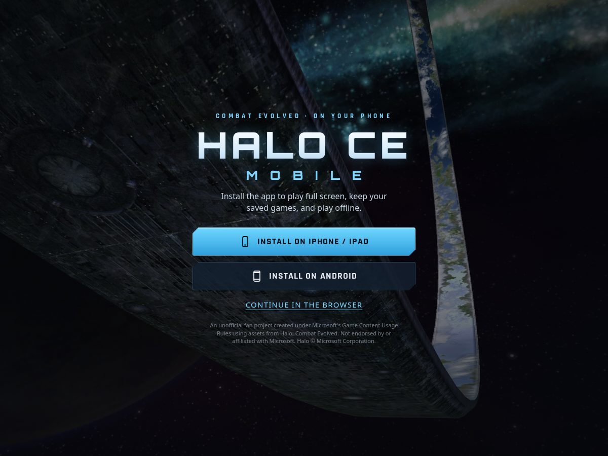 Landing-page snapshot of hcemobile.com