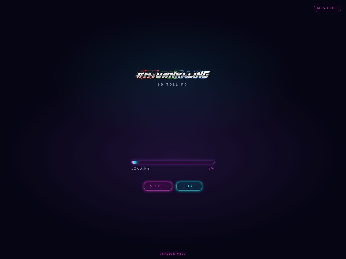 Landing-page snapshot of htownracing.app