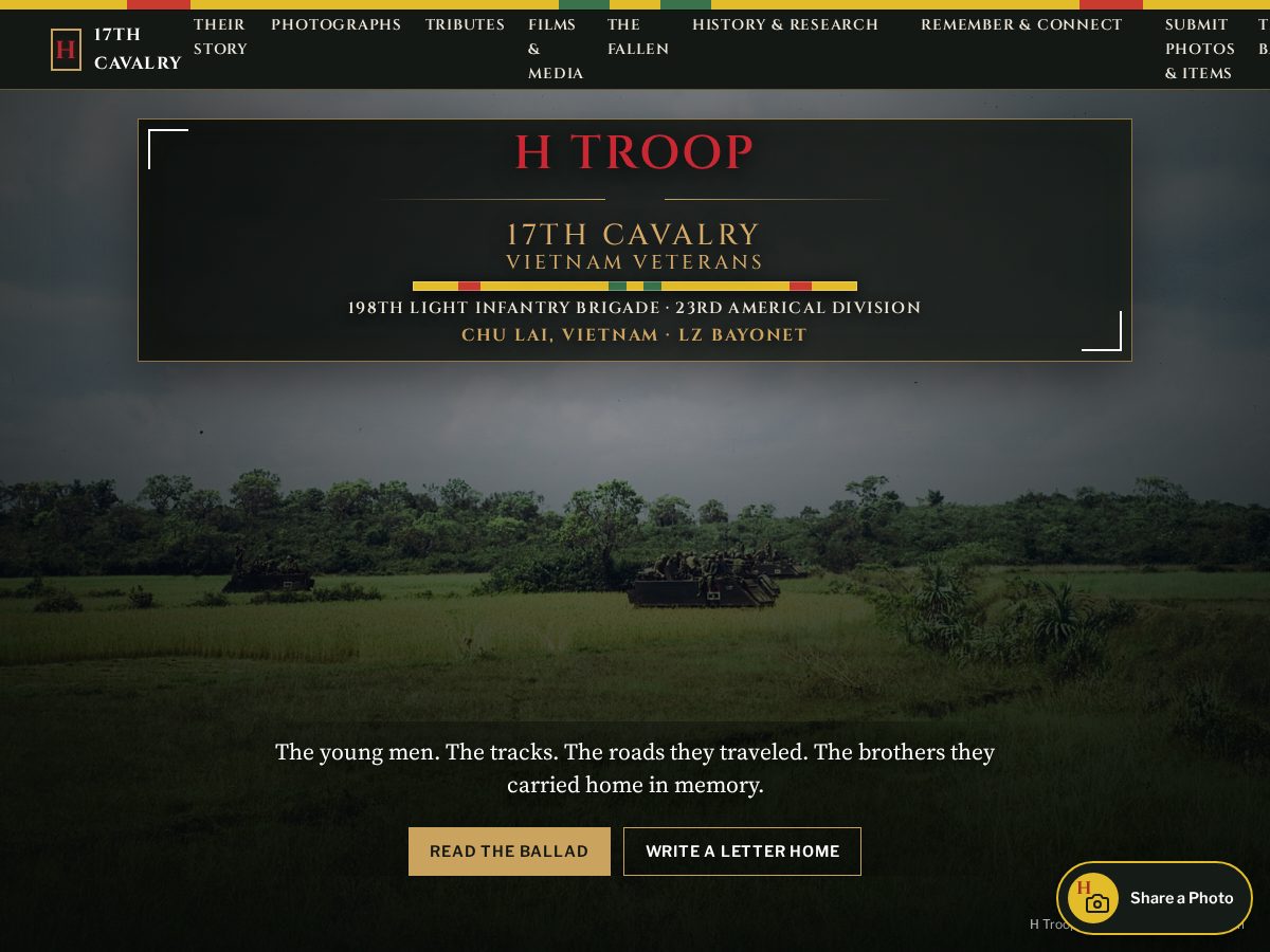 Landing-page snapshot of htroopvietnam.com