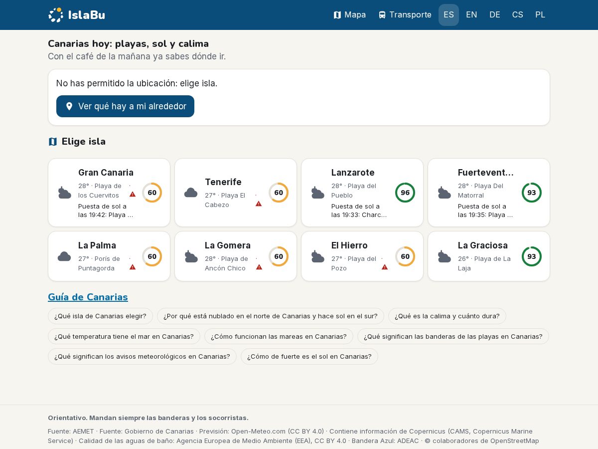 Landing-page snapshot of islabu.app