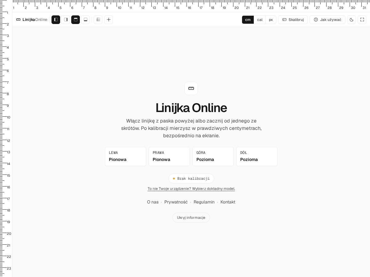 Landing-page snapshot of linijkaonline.com