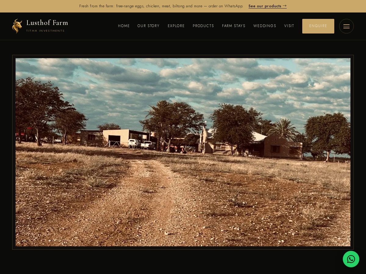 Landing-page snapshot of lusthoffarm.com