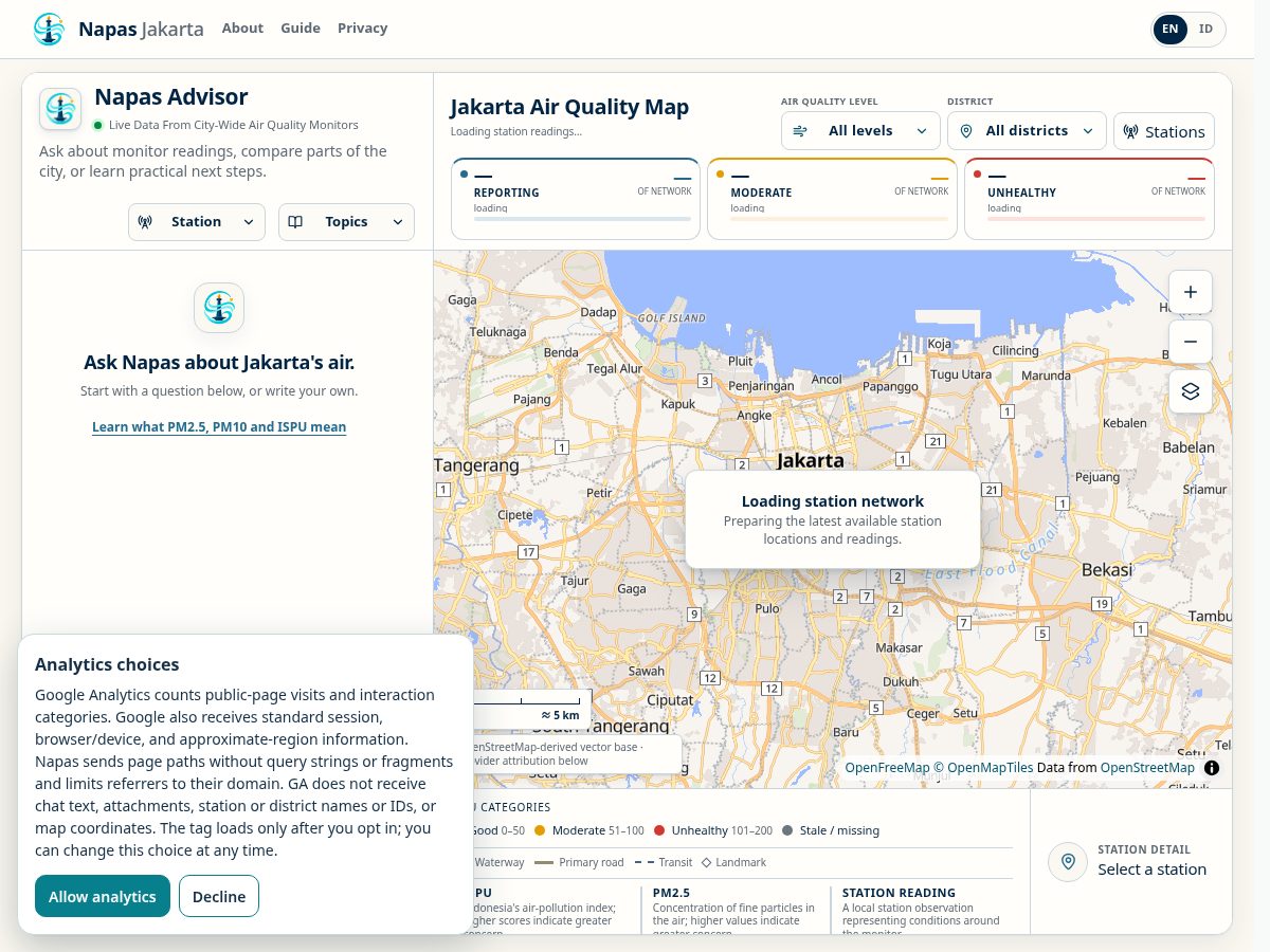 Landing-page snapshot of napasjakarta.com