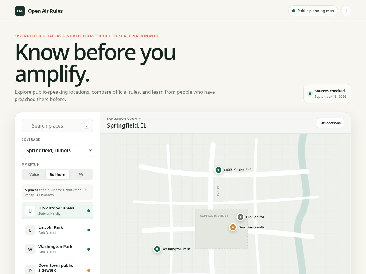 Landing-page snapshot of openairgospel.site