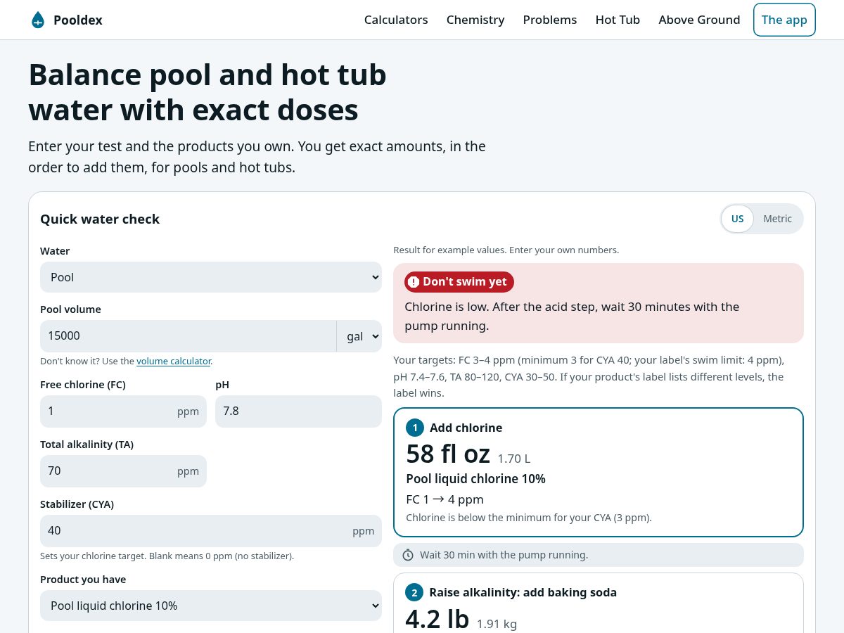 Landing-page snapshot of pool-dex.com