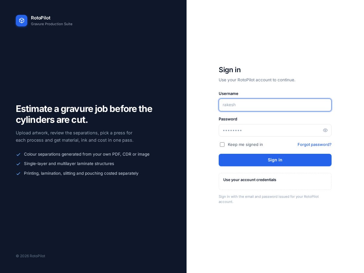 Landing-page snapshot of rotopilot.com