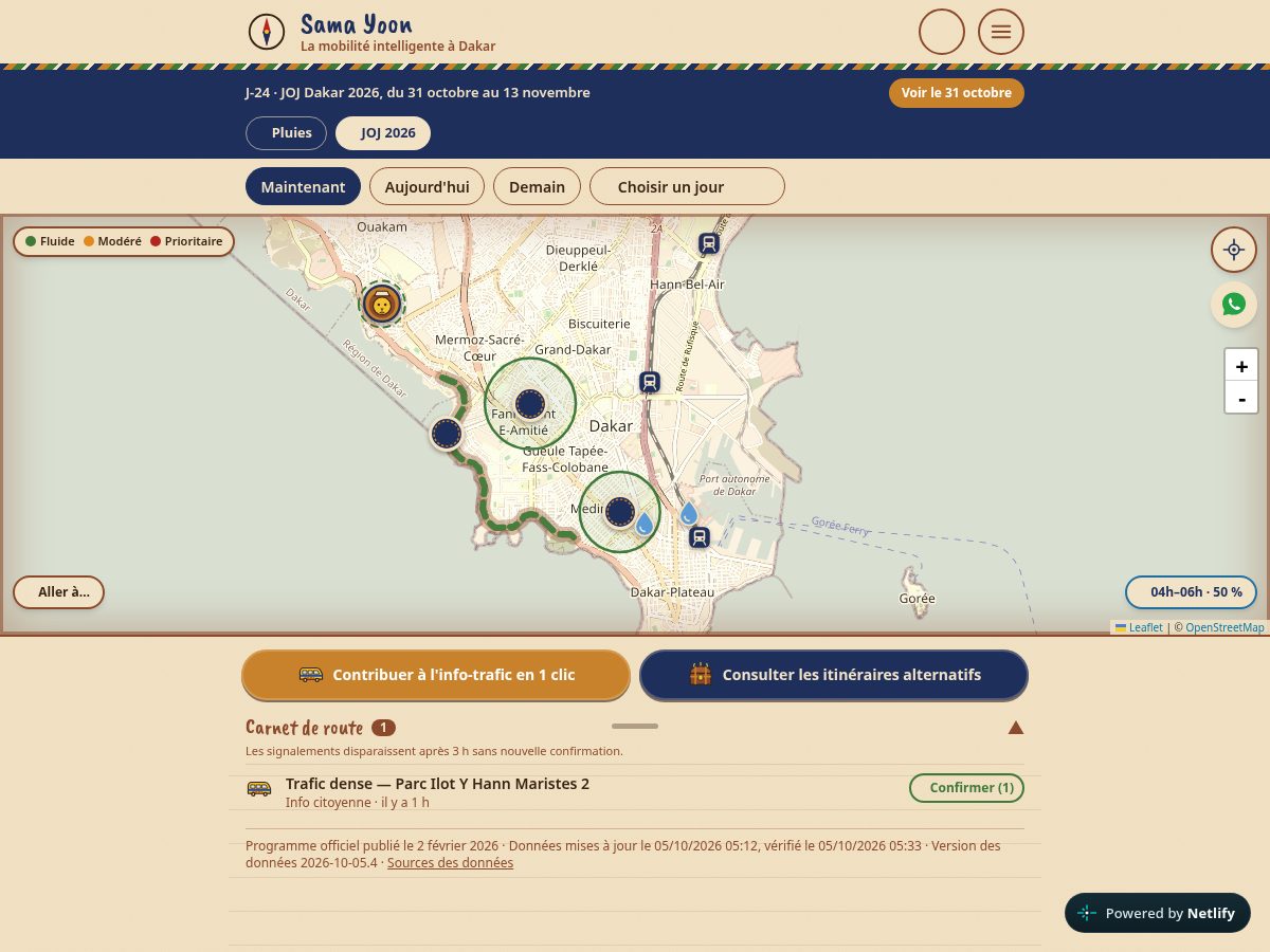 Landing-page snapshot of samayoon.app