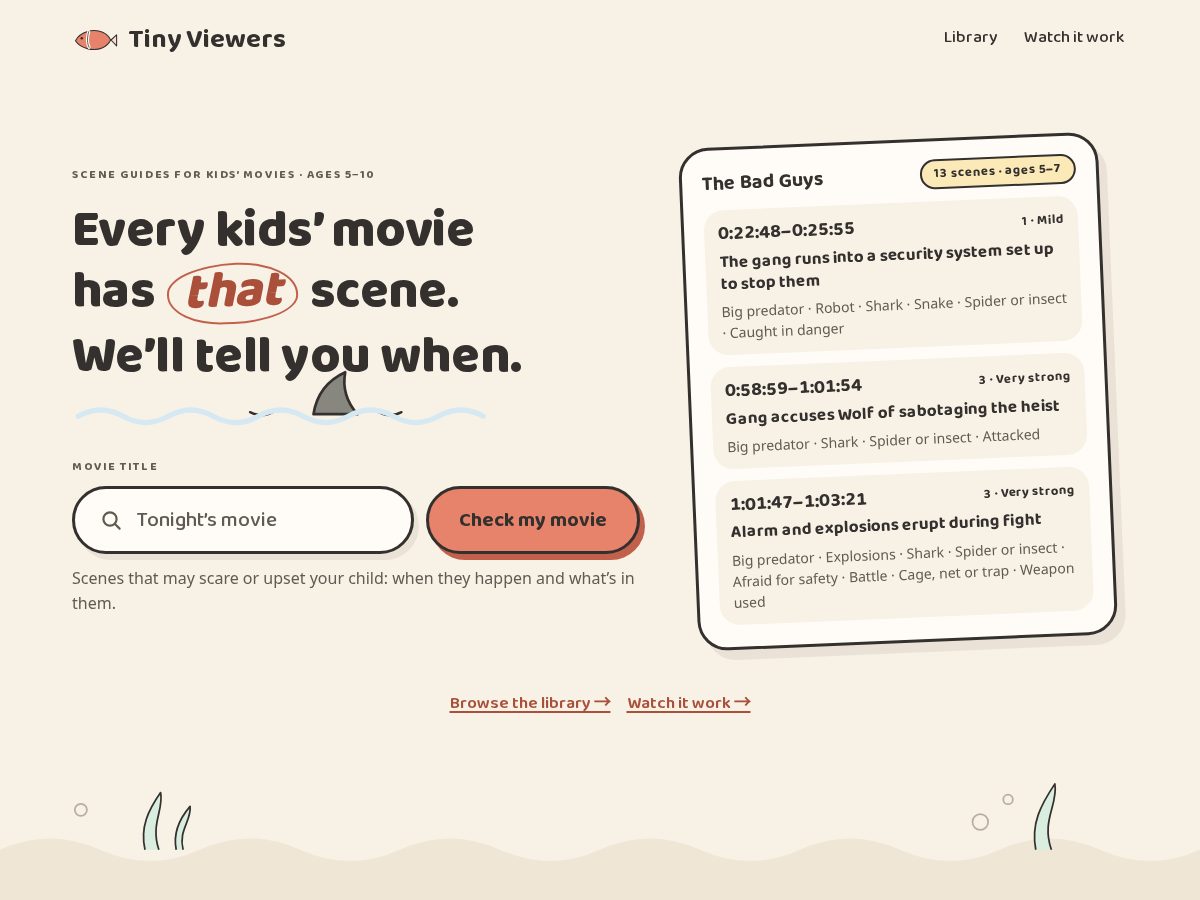 Landing-page snapshot of tinyviewers.com