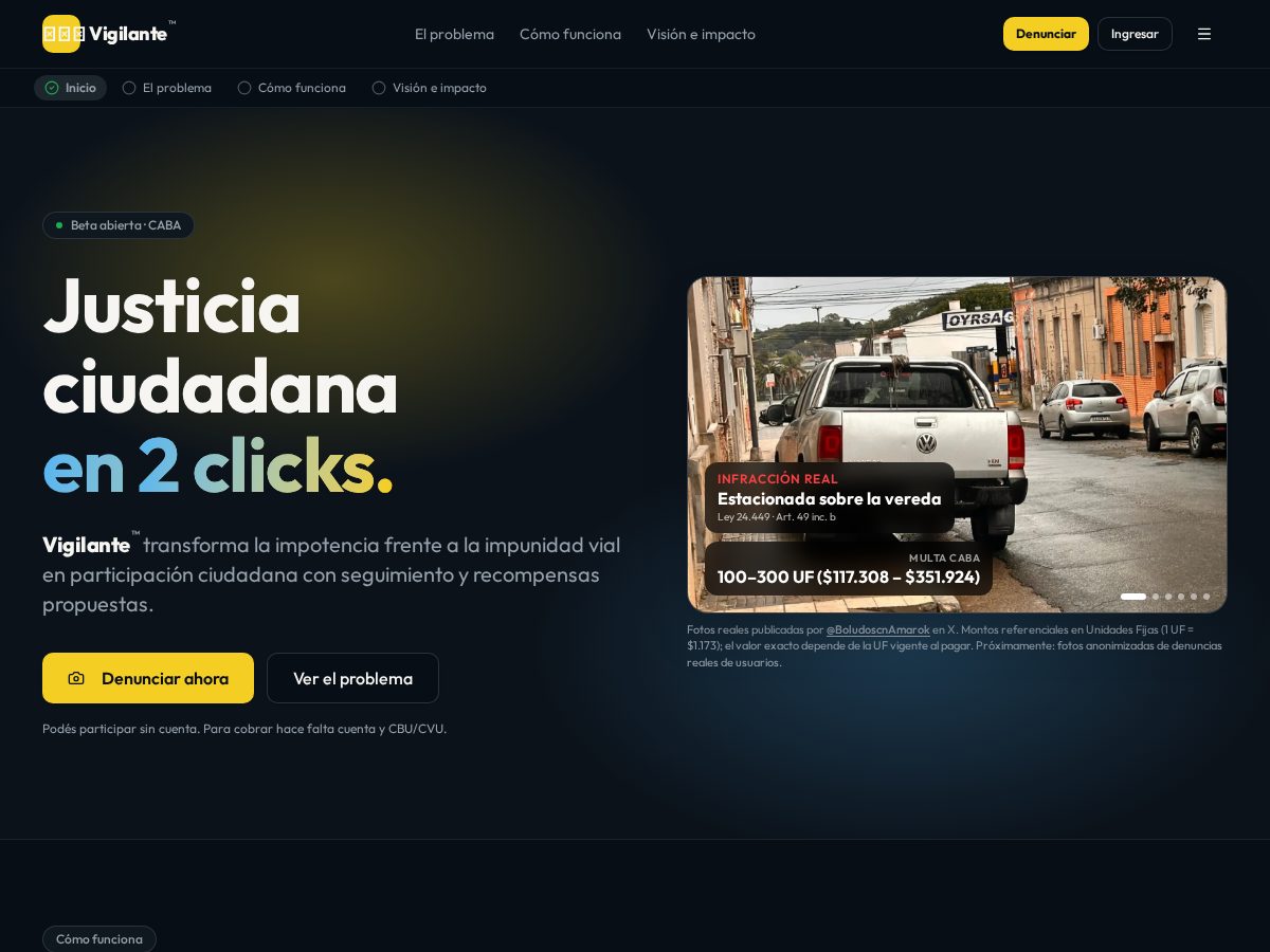 Landing-page snapshot of vigila-ar.app