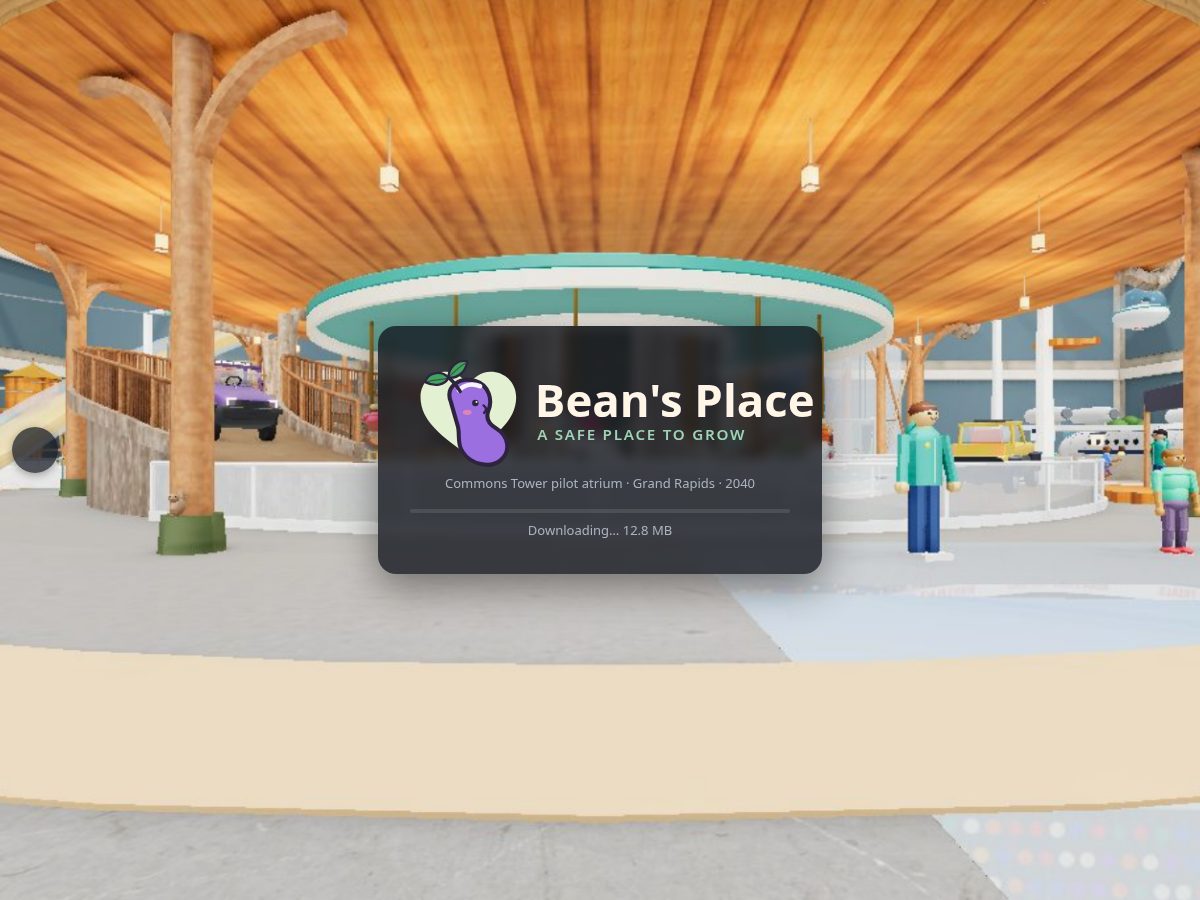 Landing-page snapshot of beansplace.kids
