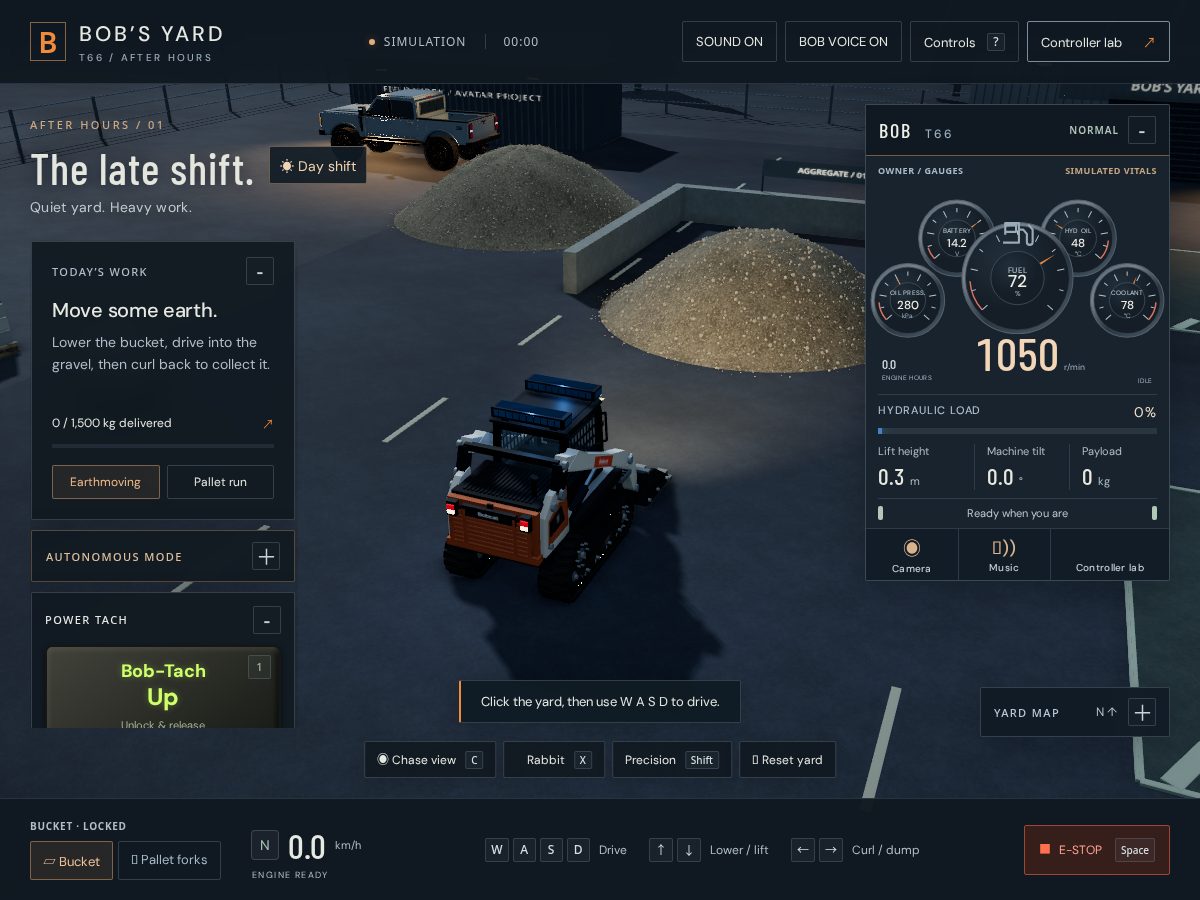Landing-page snapshot of bobsyard.online