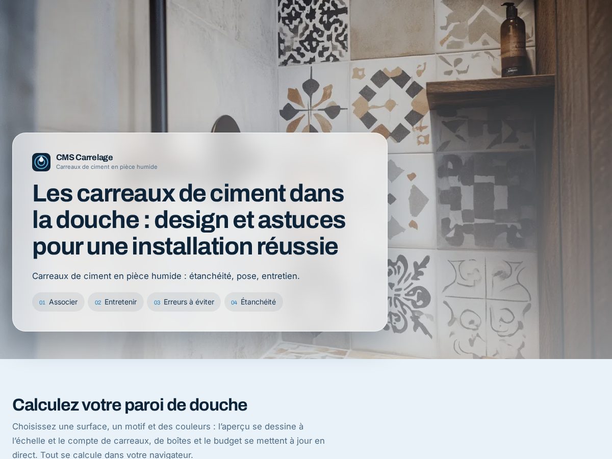 Landing-page snapshot of cms-carrelage.com