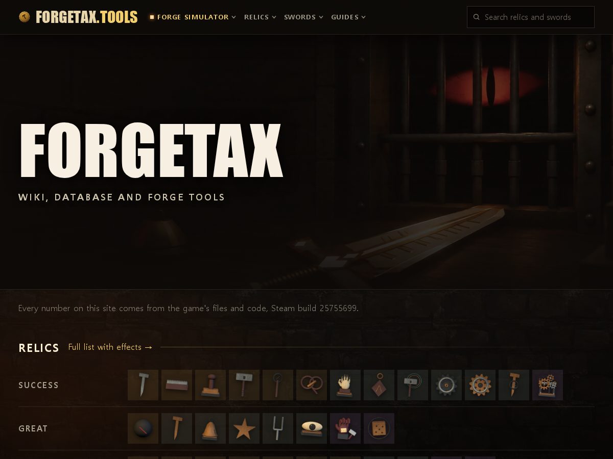 Landing-page snapshot of forgetax.tools